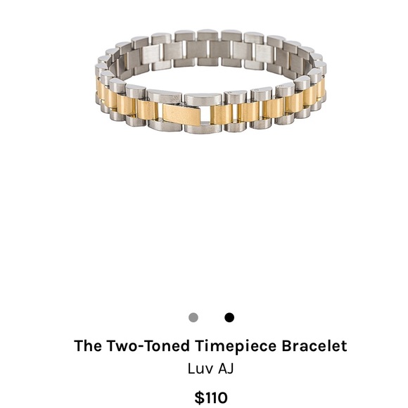 ✨Luv AJ - The Two-Toned Timepiece Bracelet - NEVER WORN ✨ - Picture 4 of 8